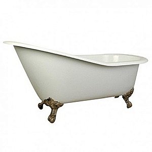 Ванна чугунная Magliezza Gracia 170x76 белая/ножки бронза купить в интернет-магазине Sanbest