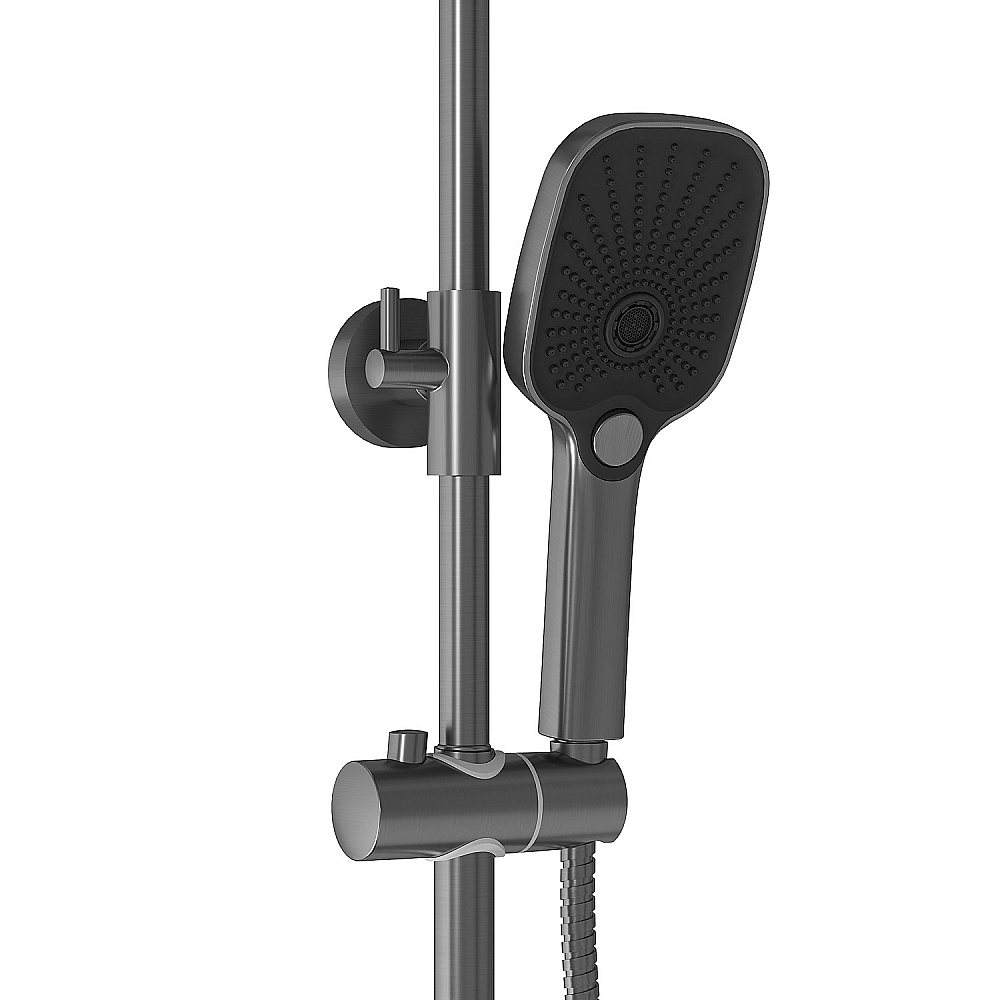 Душевая система Grossman Mercury 500.K35.10.420 графит брашированный купить в интернет-магазине сантехники Sanbest