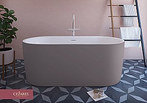 Ванна акриловая Cezares METAURO-INT-Central-180-80-60-G-W-MATT купить в интернет-магазине Sanbest