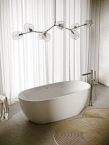 Акриловая ванна Sancos Flo 170х80 FB02 белая купить в интернет-магазине Sanbest