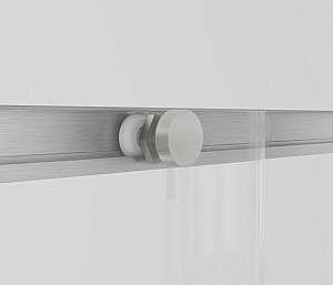 Душевой уголок Vincea Slim-N VSS-4SN8010CLBN 100x80 профиль брашированный никель/стекло прозрачное купить в интернет-магазине Sanbest