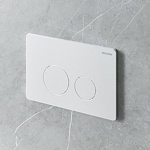 Кнопка для инсталляции Grossman Style 700.K31.05.01M.01MRUS белая матовая купить в интернет-магазине сантехники Sanbest