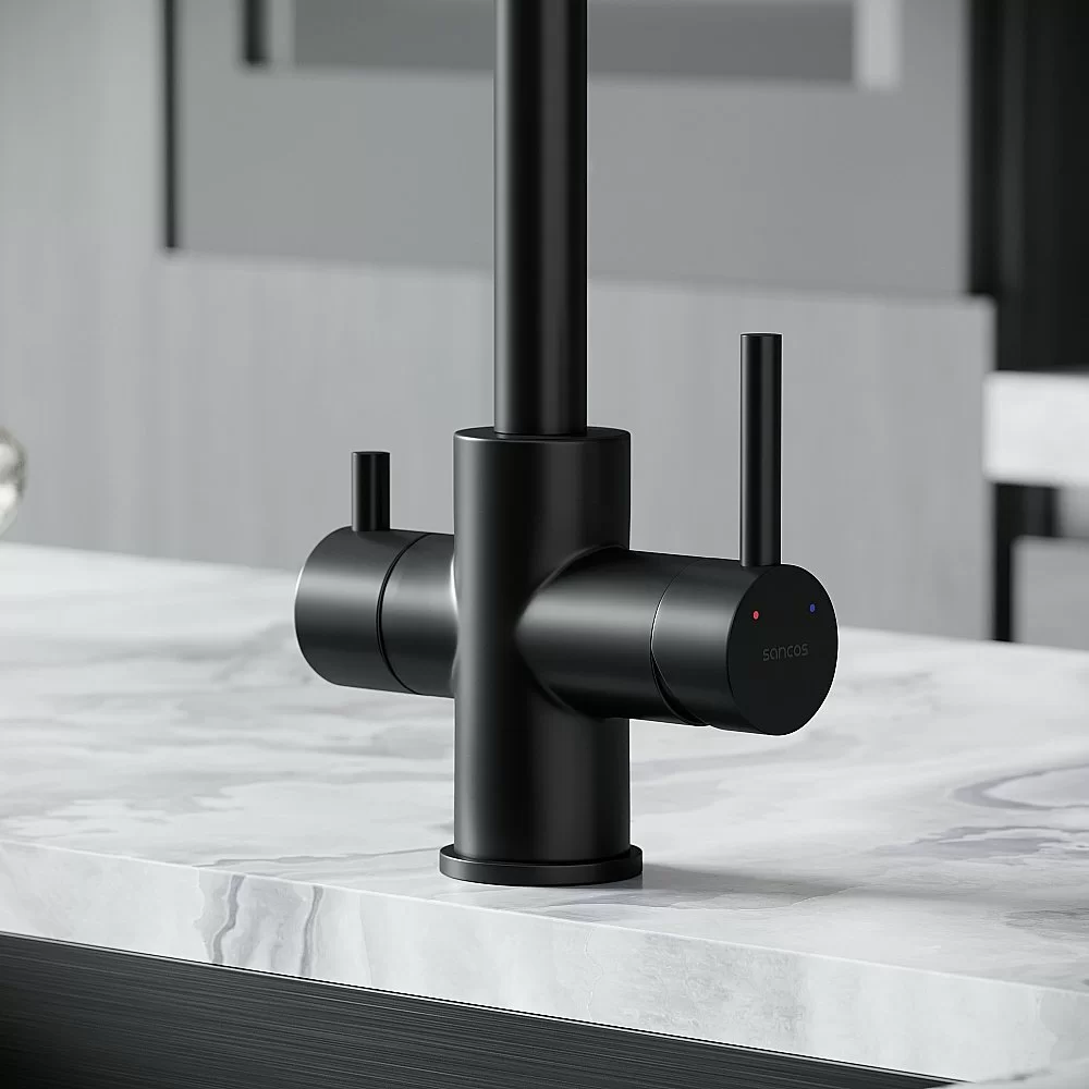 Смеситель для кухни Sancos Vela SC4013MB черный матовый купить в интернет-магазине сантехники Sanbest