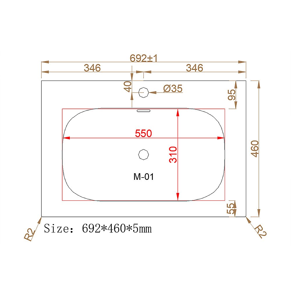 Раковина Oliveeka 70 M115W70 белая матовая купить в интернет-магазине Sanbest