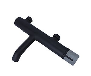 Смеситель для ванны и душа Bronze de Luxe Focus 24603BG черный/гранит купить в интернет-магазине сантехники Sanbest