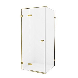 Душевой уголок NEW TRENDY AVEXA GOLD BRUSHED 120x90 стекло прозрачное/профиль золото купить в интернет-магазине Sanbest