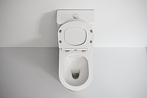 Унитаз напольный Laguraty 1217A безободковый, с крышкой микролифт, с бачком купить в интернет-магазине Sanbest