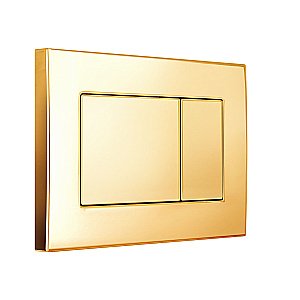 Кнопка для инсталляции BERGES ATOM 049235 золото глянец купить в интернет-магазине сантехники Sanbest