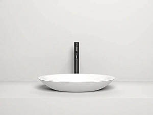 Раковина накладная Salini Callista 02 1101102G 57,5  из искусственного камня S-Sense, белая глянцевая купить в интернет-магазине Sanbest