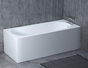 Ванна Salini ORNELLA КIТ S-Stone 179x79 102422M белая матовая купить в интернет-магазине Sanbest