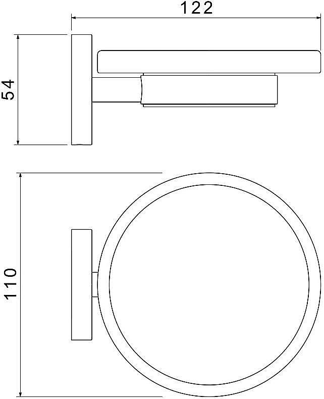 Мыльница Aquatek Европа AQ4103MB черная матовая купить в интернет-магазине сантехники Sanbest