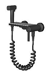 Гигиенический душ D&K Bayern DA1504545 черный матовый/хром купить в интернет-магазине сантехники Sanbest