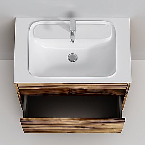 Тумба с раковиной AM.PM Func 80 дуб крафт для ванной в интернет-магазине Sanbest