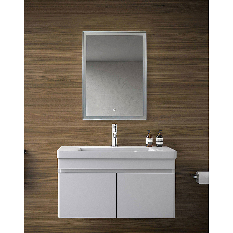 Зеркальный шкаф Azario Киото 50 LED-00002357 белый купить в интернет-магазине сантехники Sanbest