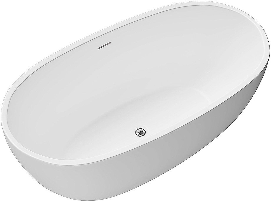 Ванна акриловая Grossman Classic GR-2503M 170х87 белая матовая купить в интернет-магазине Sanbest
