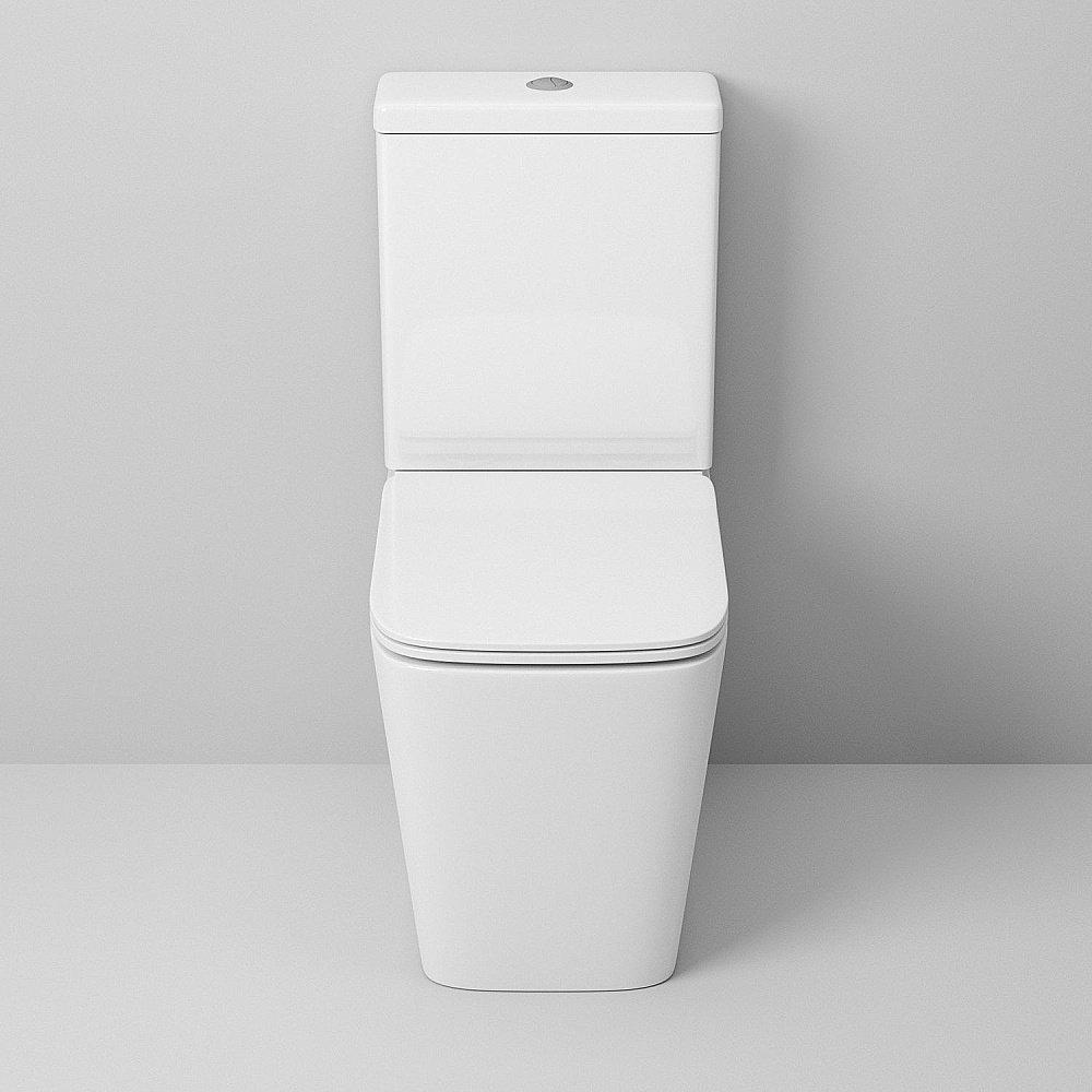 Унитаз напольный Grossman GR-4445 безободковый, с бачком, с крышкой микролифт купить в интернет-магазине Sanbest