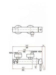 Смеситель для душа Rav-Slezak SEINA SE980.5CMAT купить в интернет-магазине сантехники Sanbest