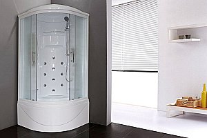 Душевая кабина Royal Bath RB100NRW-C 100x100 профиль хром/стекло матовое купить в интернет-магазине Sanbest