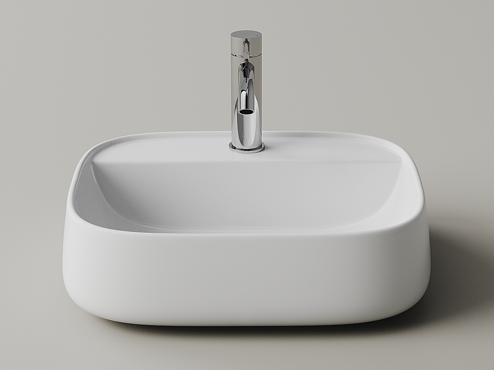 Раковина Ceramica Nova Fonte 50 CN5051 белая купить в интернет-магазине Sanbest