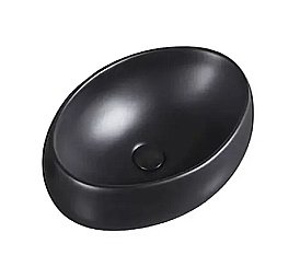 Раковина накладная Gid Lago 40 Bm9030ds 53384 черная матовая купить в интернет-магазине Sanbest