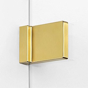 Душевой уголок NEW TRENDY AVEXA GOLD BRUSHED 100x120 стекло прозрачное/профиль золото купить в интернет-магазине Sanbest
