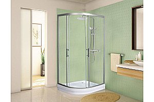 Душевой уголок WeltWasser WW500 С 120/90/189 XL стекло прозрачное/профиль хром матовый купить в интернет-магазине Sanbest