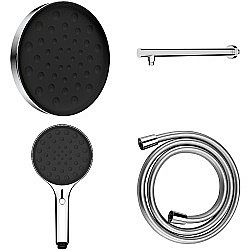 Комплект верхнего и ручного душа Vincea Inspire VSHH-3I2AHCH хром купить в интернет-магазине сантехники Sanbest