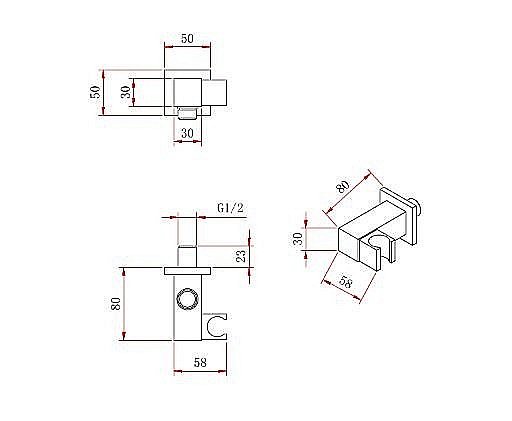 Душевая система Berges VENTAS 73002 черная матовая купить в интернет-магазине сантехники Sanbest