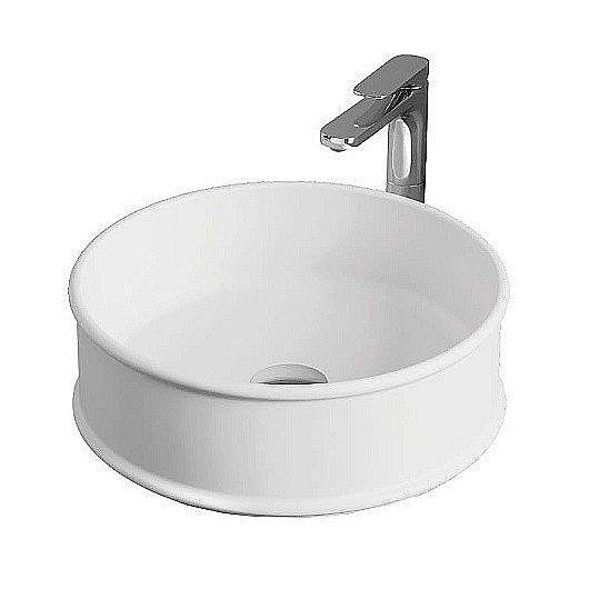 Раковина накладная Artceram Atelier 44 ATL001 05 00 белая матовая купить в интернет-магазине Sanbest