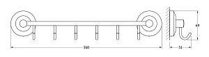 Крючок FBS Standard 35 STA 027 купить в интернет-магазине сантехники Sanbest