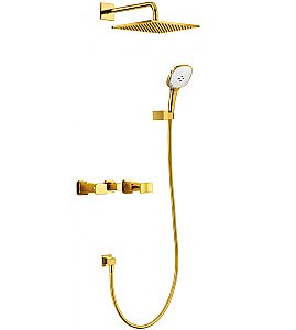Душевая система встраиваемая WONZON & WOGHAND SHAKESPEARE, Темное золото (WW-654701-DG) купить в интернет-магазине сантехники Sanbest