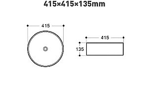 Раковина накладная Art&Max 41,5 AM140-T белая купить в интернет-магазине Sanbest