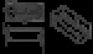 Ванна акриловая BAS Лима Стандарт  ВС 00007 130х70 купить в интернет-магазине Sanbest