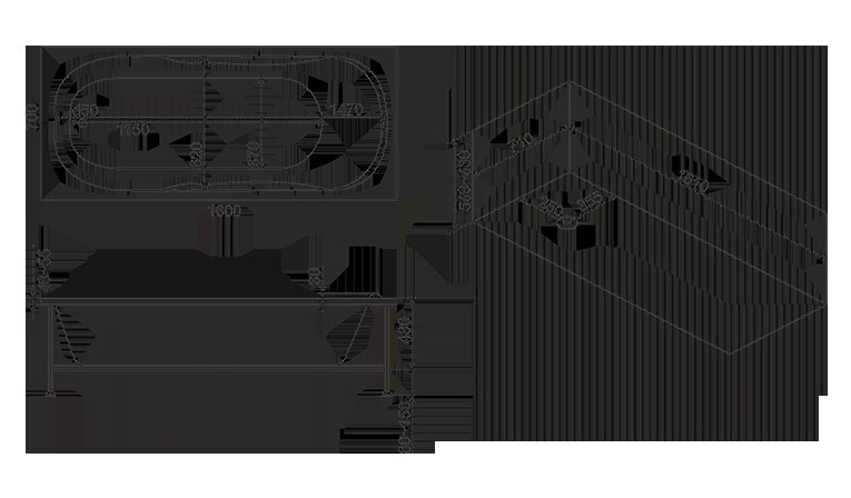 Ванна акриловая BAS Мальдива 160x70 купить в интернет-магазине Sanbest