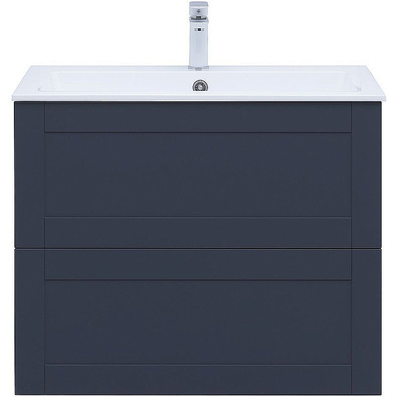 Тумба с раковиной Aquanet Терра 80 313245 маренго для ванной в интернет-магазине Sanbest