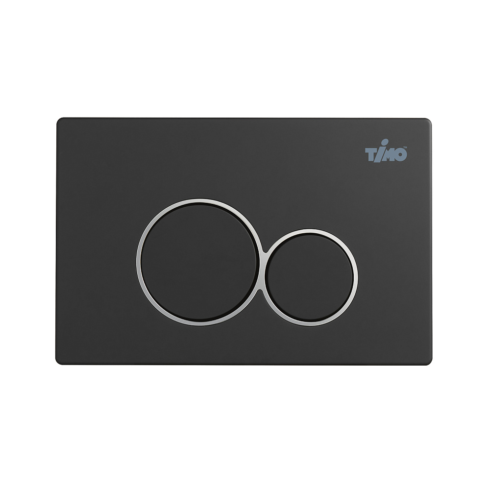 Кнопка для инсталляции Timo KULO FP-001MB черный матовый купить в интернет-магазине сантехники Sanbest