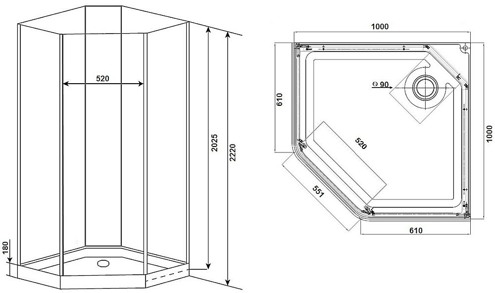 Душевая кабина Timo Premium Ilma 701 купить в интернет-магазине Sanbest