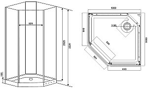 Душевая кабина Timo Premium Ilma 701 купить в интернет-магазине Sanbest