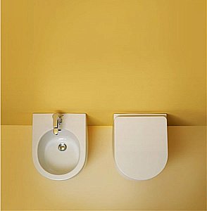 Унитаз приставной Kerasan Flo 3114 Белый купить в интернет-магазине Sanbest