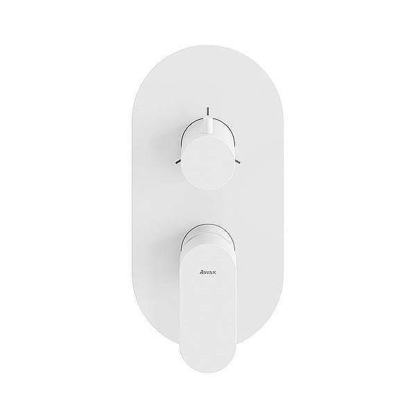 Смеситель для душа Ravak Eleganta X070260 белый вельвет купить в интернет-магазине сантехники Sanbest