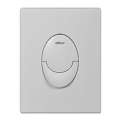 Кнопка для инсталляции Abber AC0125MW белая матовая купить в интернет-магазине сантехники Sanbest