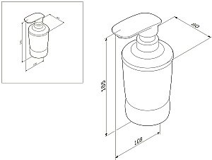 Диспенсер AM.PM Sensation A3031900 купить в интернет-магазине сантехники Sanbest