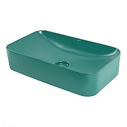 Раковина накладная ABBER Rechteck AC2204MBG зеленая матовая купить в интернет-магазине Sanbest