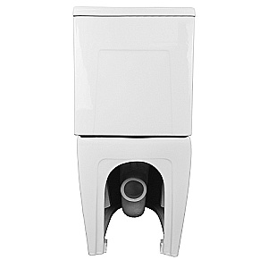 Унитаз напольный Azario Corsa AZ-2062T белый, безободковый, с бачком, с крышкой микролифт, слив торнадо купить в интернет-магазине Sanbest