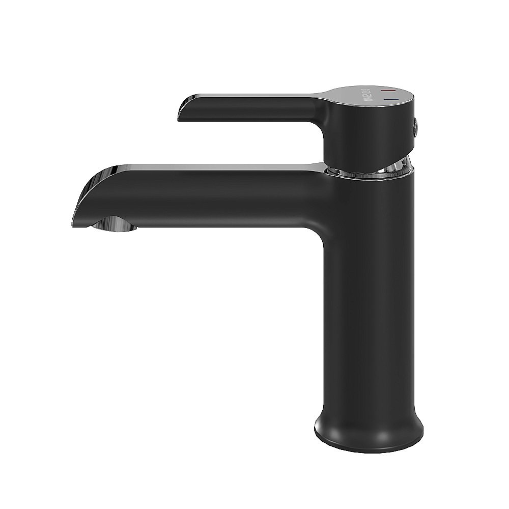 Смеситель для раковины Grossman Alba 510.K35.06.100/210 хром с черным купить в интернет-магазине сантехники Sanbest