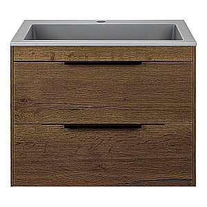 Тумба с раковиной Vincea Chiara 2D 600 T.Oak для ванной в интернет-магазине Sanbest