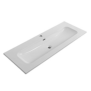 Тумба с раковиной Cezares ECO-CER-N-1200-2C-SO-GSO-P+CZR-8073-120 Темно-серая матовая для ванной в интернет-магазине Sanbest