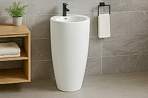 Раковина Azario Dea 50 AZ-203 белая купить в интернет-магазине Sanbest