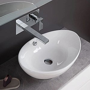 Раковина накладная BelBagno 60 BB1087 белая купить в интернет-магазине Sanbest