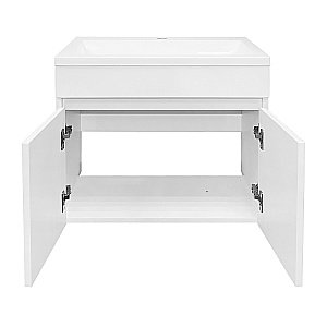 Тумба с раковиной подвесная Loranto Serenada CS00096723 60 белая для ванной в интернет-магазине Sanbest